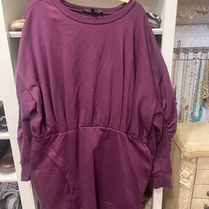 Eloquii Plum Sweater Dress